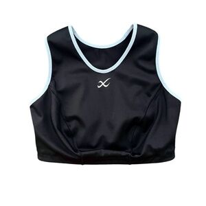 CW-X Black Sports Bra | Blue Lining | Women’s Size M, 36B